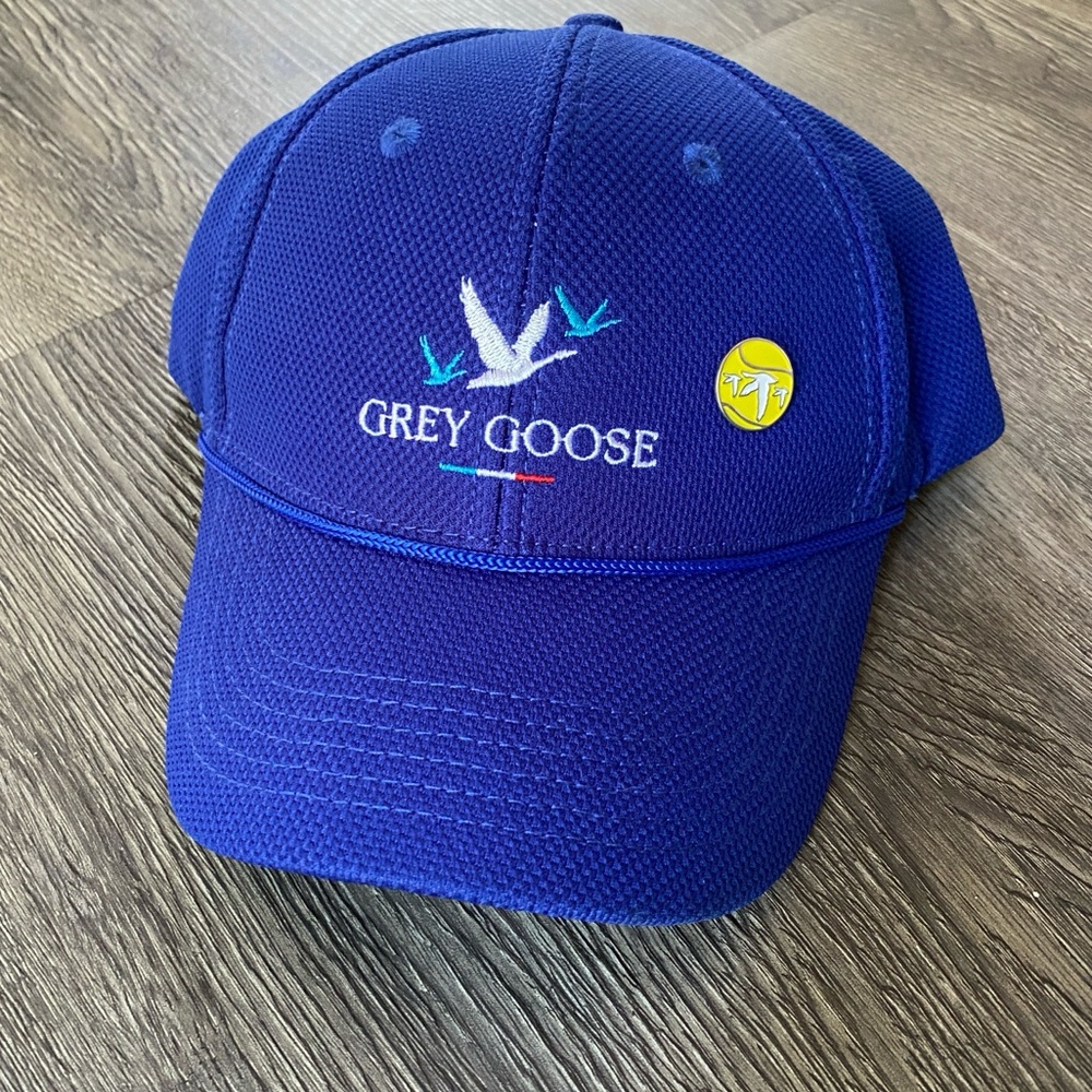 US OPEN Official Grey Goose Cap Blue dad hat adjustable strap